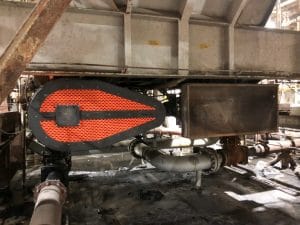 Power Plant Tapered Belt Guard Before & After