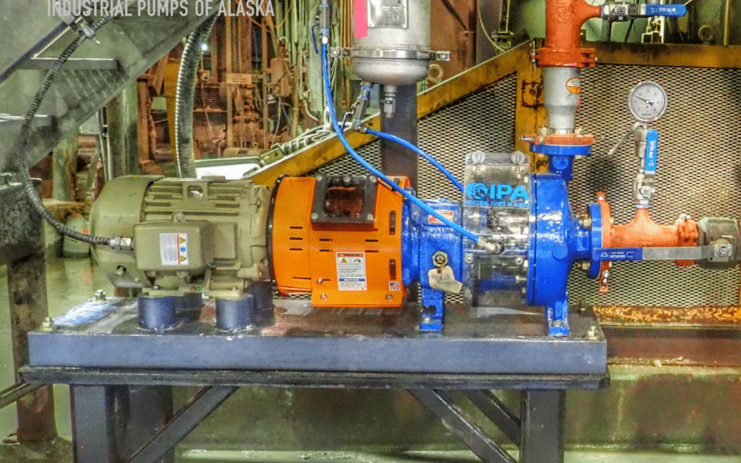 IPA ANSI MT pump with a barrel guard with an inspection window and a Uniclear